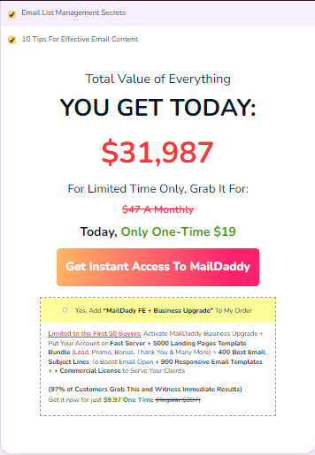 MailDaddy Review 2024