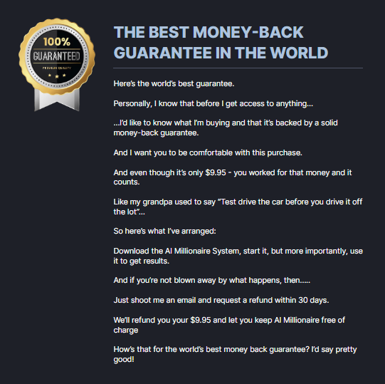 AI MILLIONAIRE Review