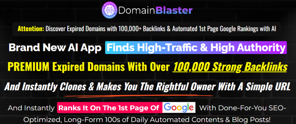 Domain Blaster Review