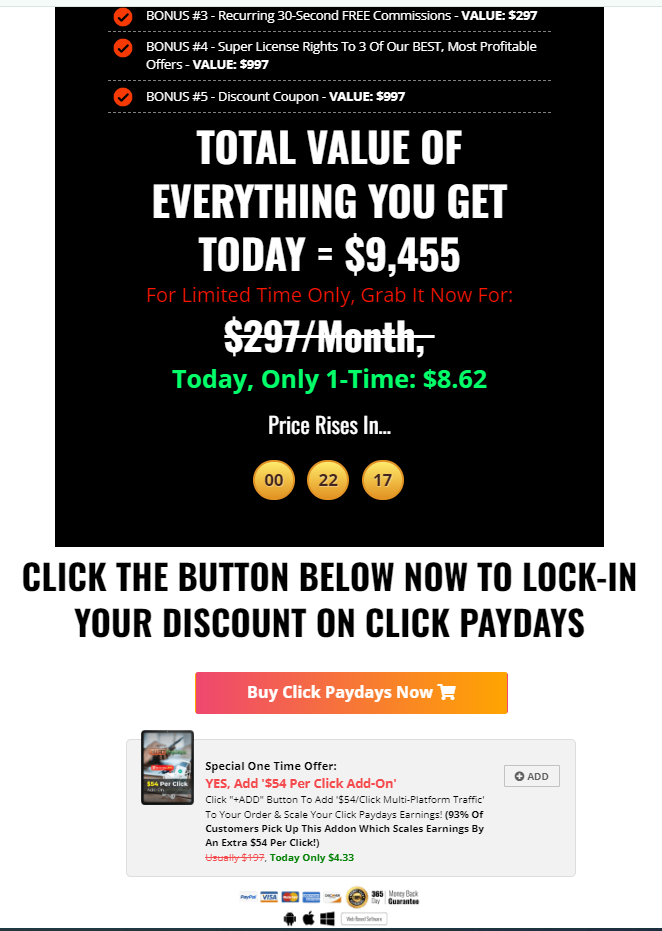 Click Paydays Review
