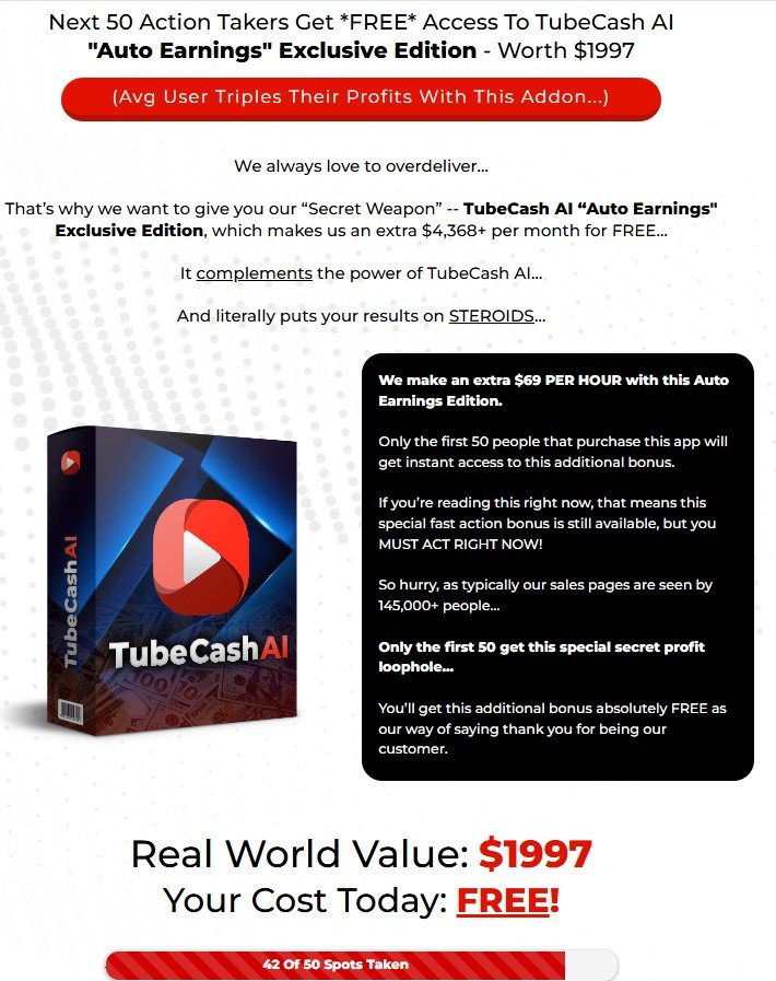 Tube Cash AI Review