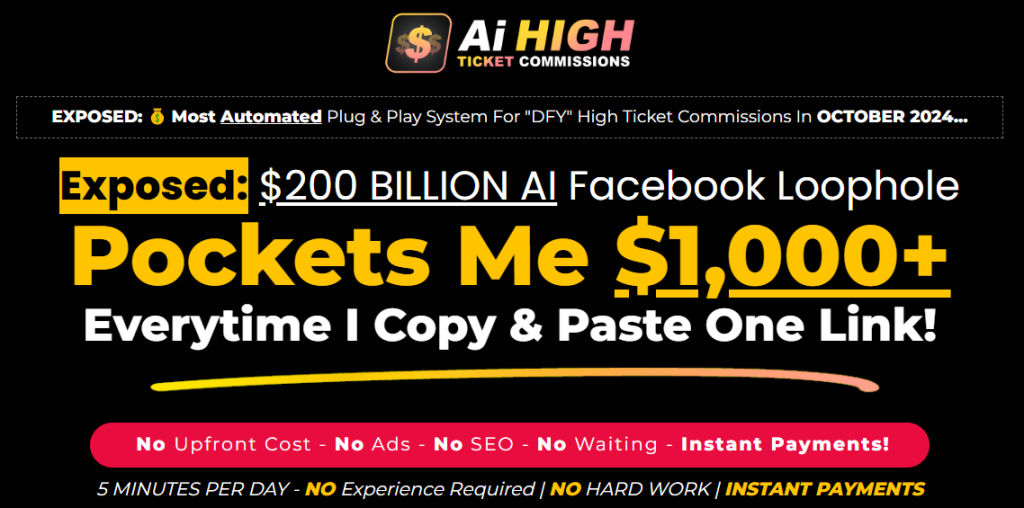 AI High Ticket Commissions Review