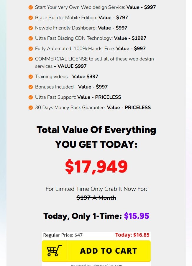 Blaze Builder Best Review