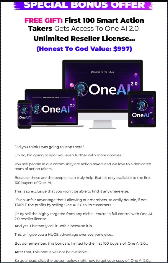 OneAi 2.0 Review