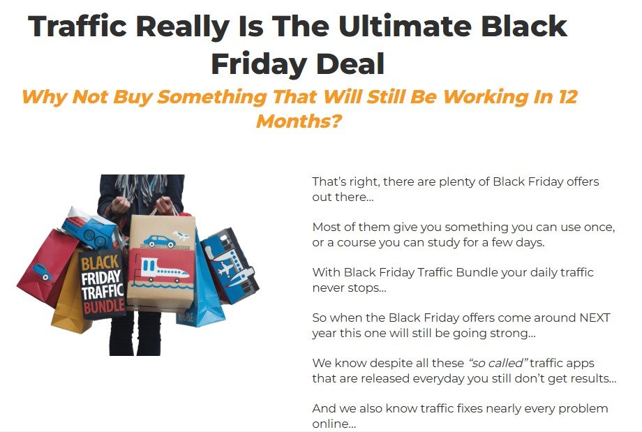 Black Friday Traffic Bundle Best Review