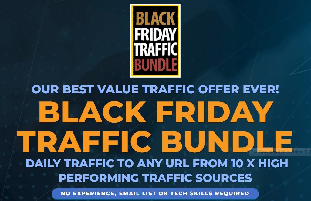 Black Friday Traffic Bundle Best Review