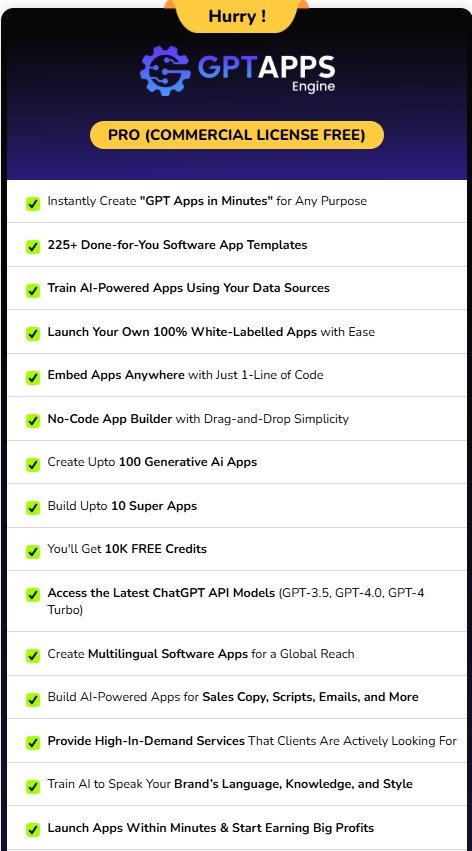 GPT Apps Engine Best Review