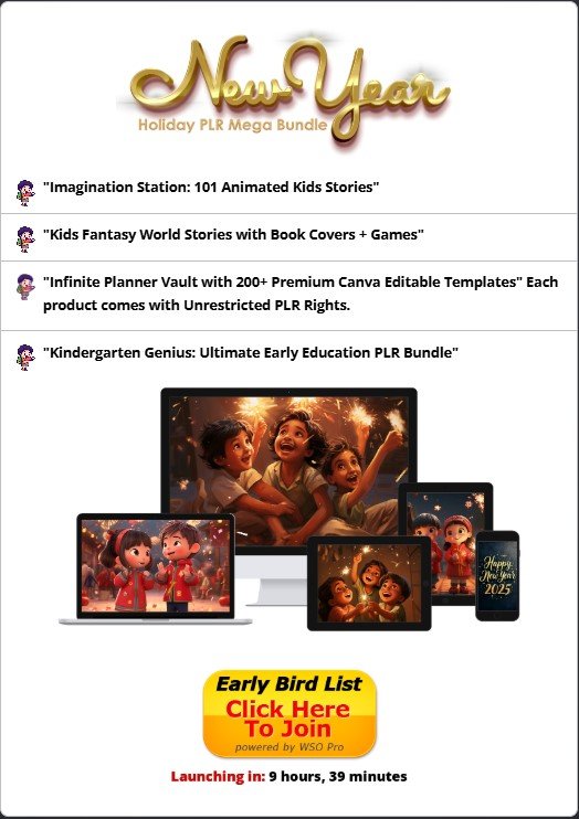 New Year Holiday PLR Mega Bundle Best Review