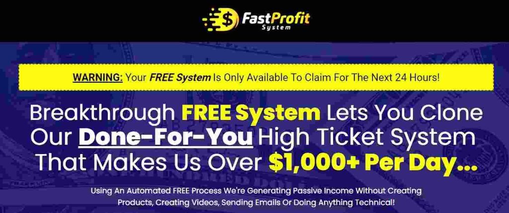 Fast Profit System Best Review