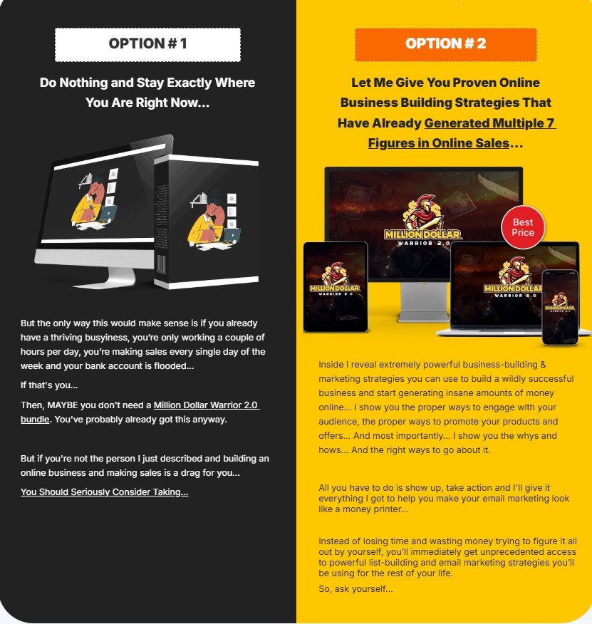 Million Dollar Warrior 2.0 Review