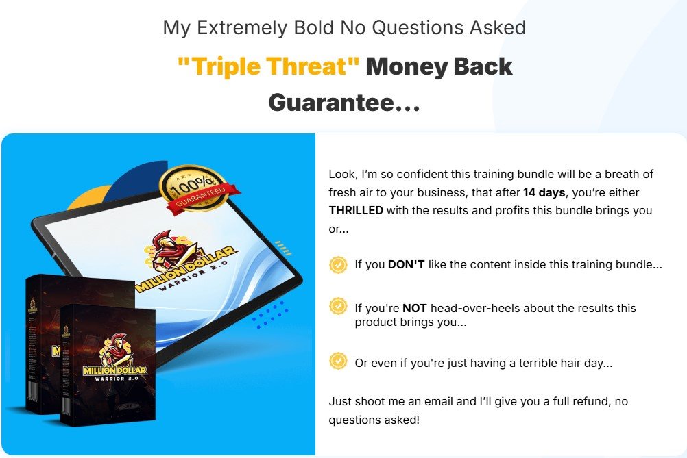 Million Dollar Warrior 2.0 Review