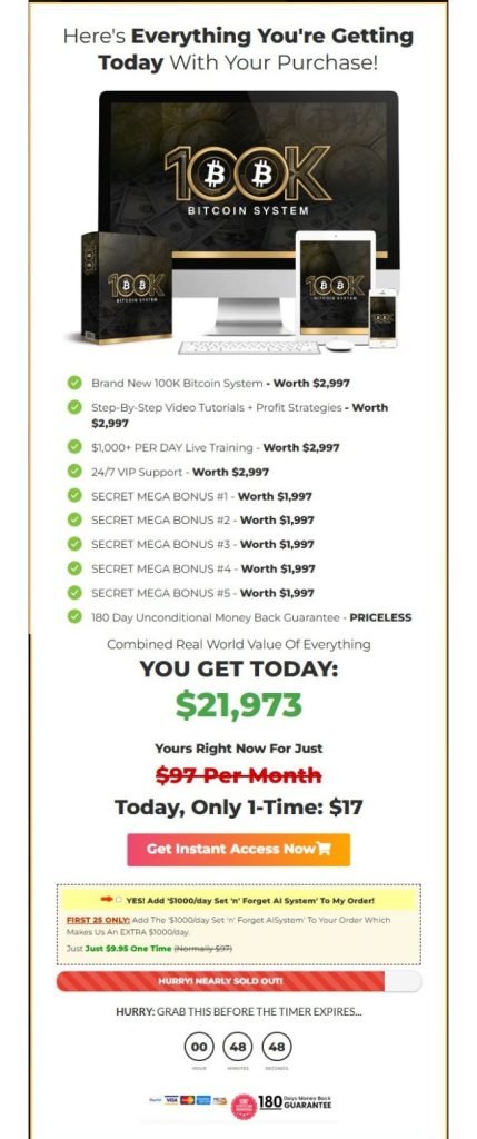 100K Bitcoin System Review