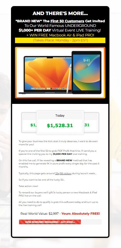 PDF PROFIT MACHINE REVIEW 2025