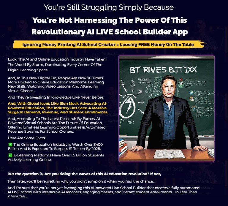 AI Live School Builder Review