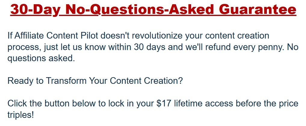 Affiliate Content Pilot Review