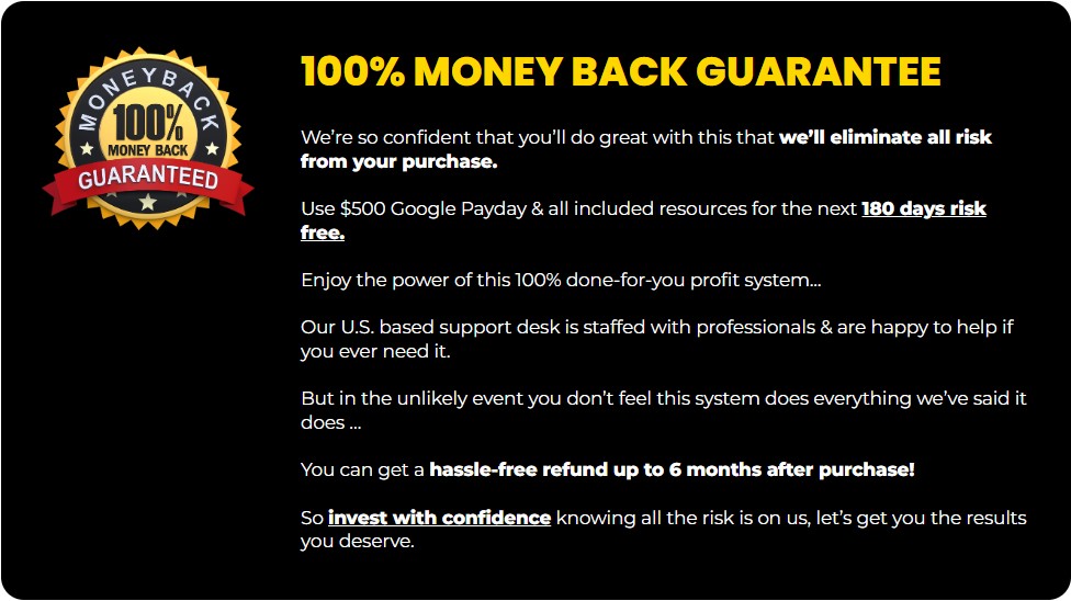 $500 Google Payday Review 2025