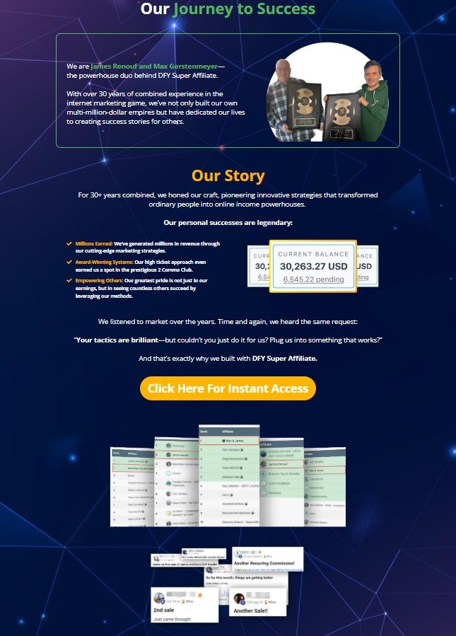 DFY Super Affiliate Review