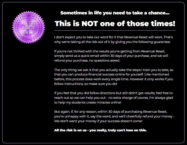 Revenue Reset Review 2025