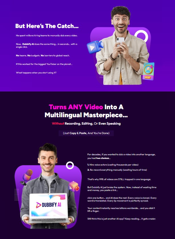 Dubbify AI Review: The Revolutionary AI Video Engine for Global Domination 9 Screenshot 10 4