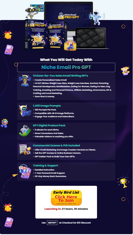 Niche Email Pro GPT Review: Monetize Your Audiences and Email Lists with GPT-Powered Solutions! 15 Niche Email Pro GPT Review