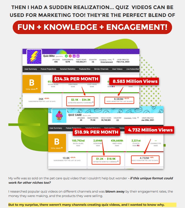 ViralQuiz AI Review: The Future of Quiz Videos for Massive Traffic & Engagement 11 Screenshot 14 15