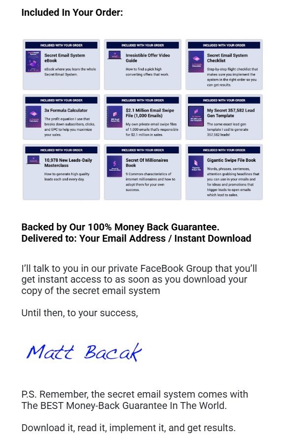 Secret Email System Review