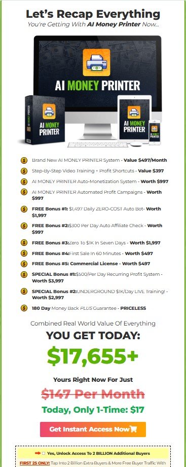 AI Money Printer Review