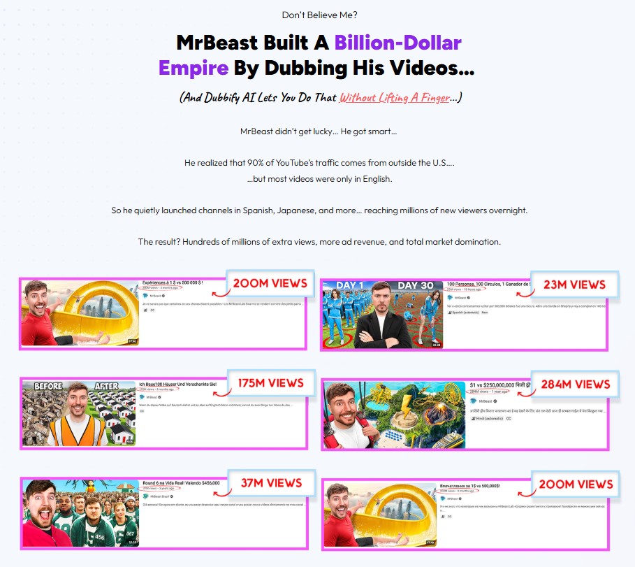 Dubbify AI Review: The Revolutionary AI Video Engine for Global Domination 8 Dubbify AI Review