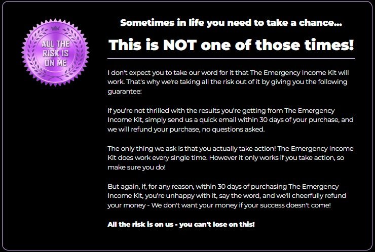 The Emergency Income Kit Review