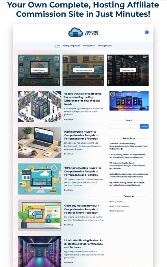 AI Hosting Affiliate Review