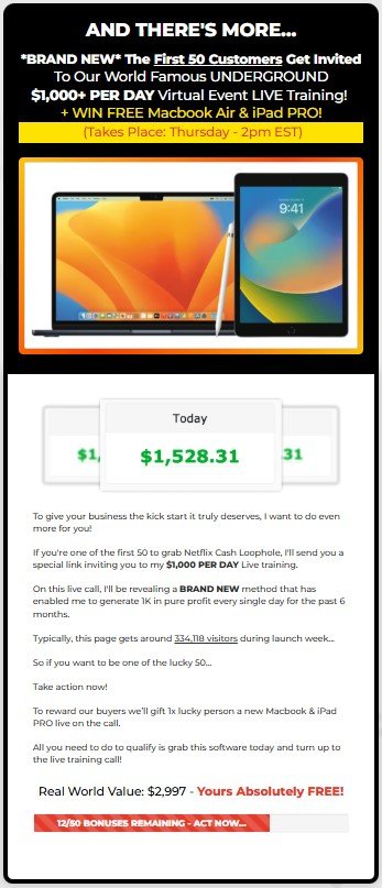 Netflix Cash Loophole Review 2025