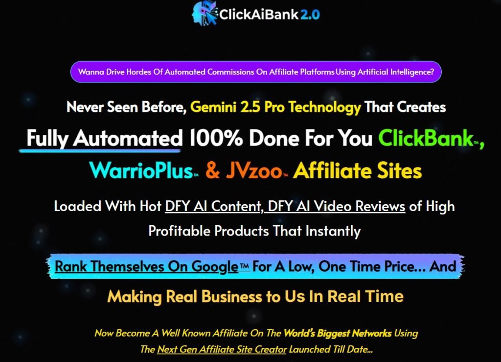 ClickAiBank 2.0 Review 2025