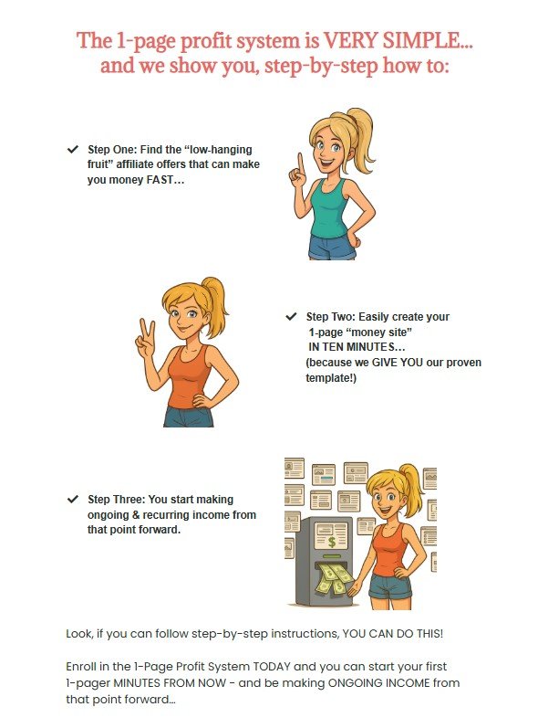 1-Page Profit System Review