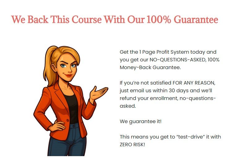 1-Page Profit System Review