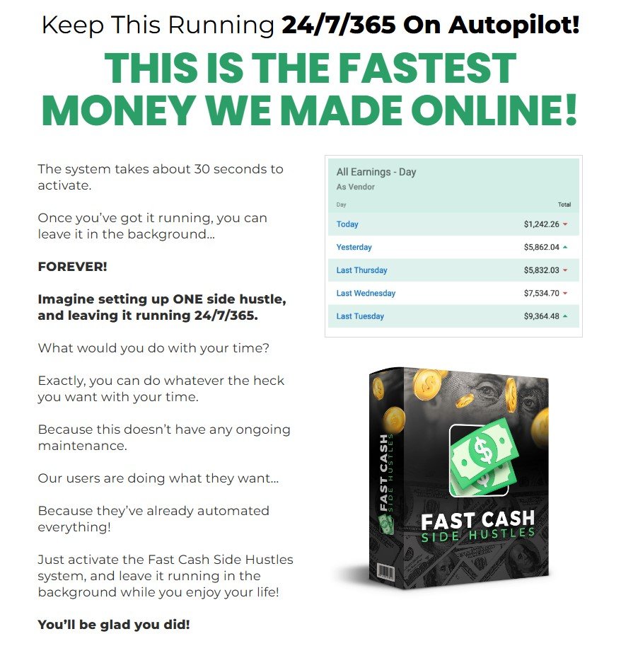 Fast Cash Side Hustles Review 2025