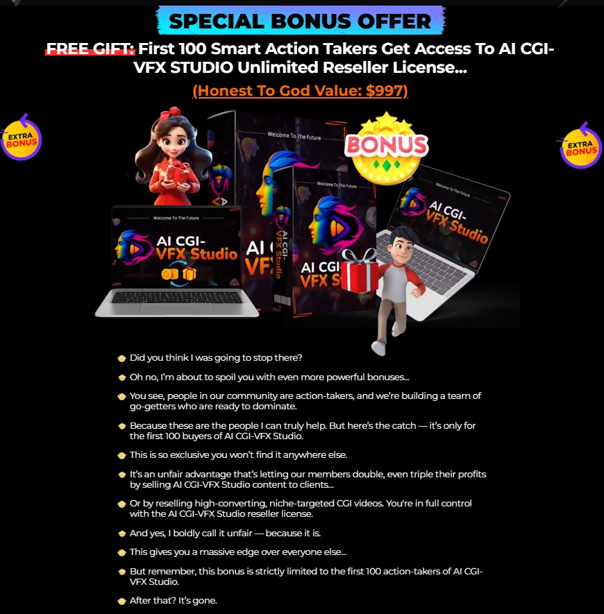 CGI-VFX Studio Review: Create Stunning 8K CGI Movies in 60 Seconds with No Skills 19 CGI-VFX Studio Review