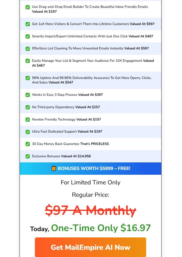 MailEmpire AI Review 2025 