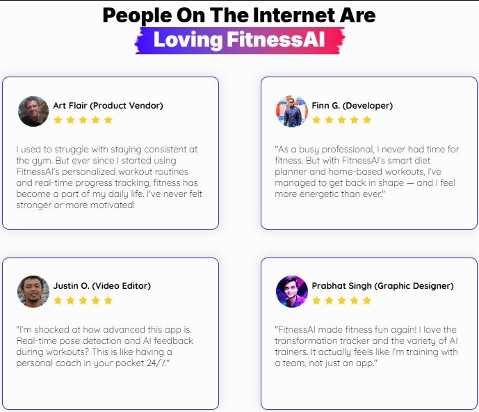 Top 7 Reasons to Choose FitnessAI