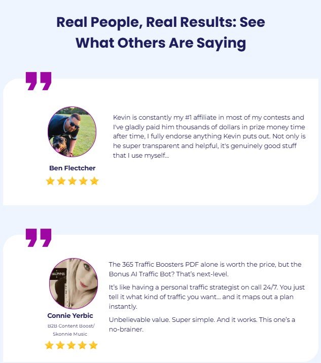 365 Traffic Boosters Review