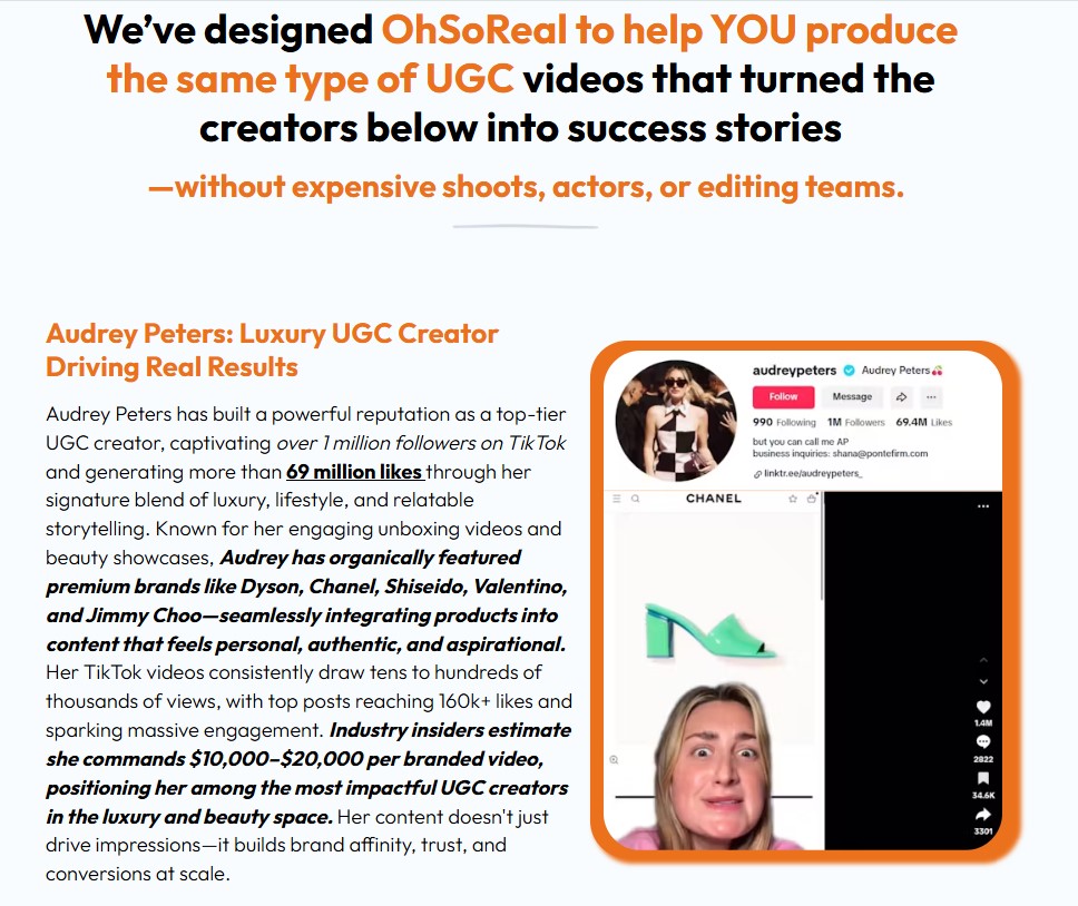 OhSoReal Review