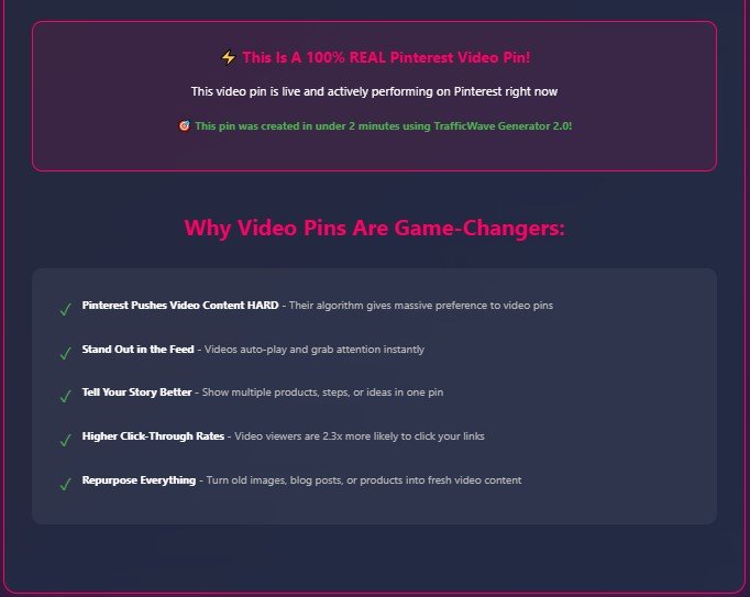 TrafficWave Generator 2.0 Review
