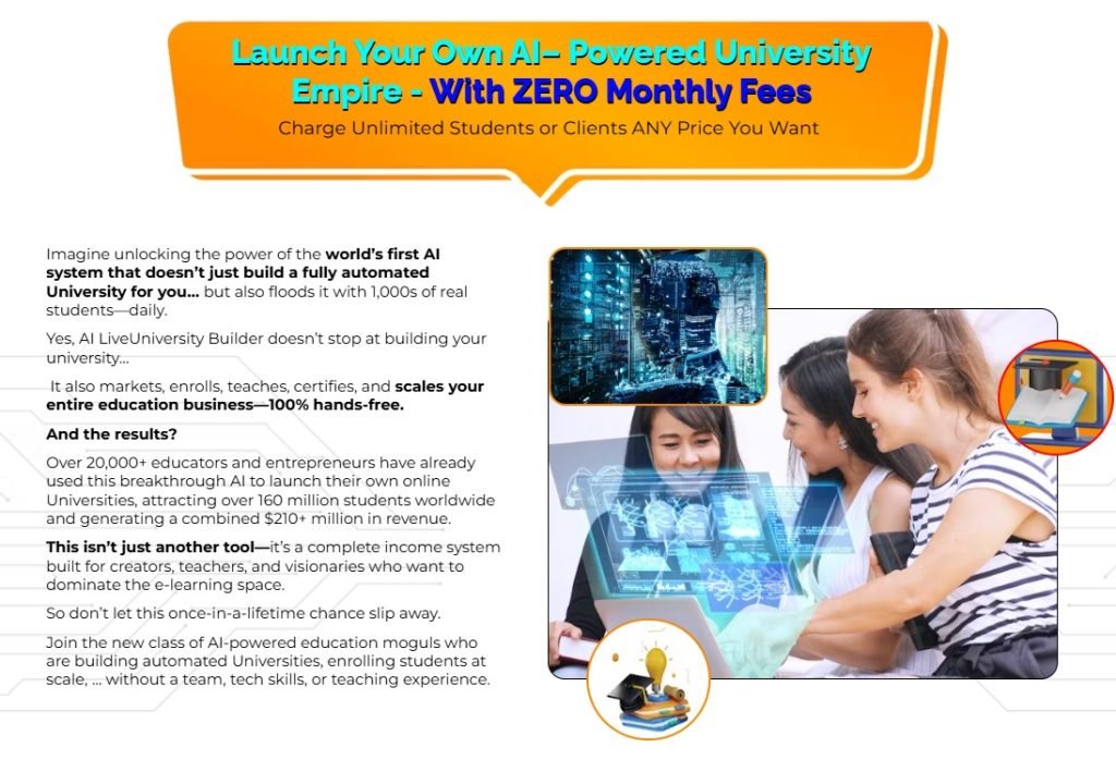 AI Live University Builder Review 2025