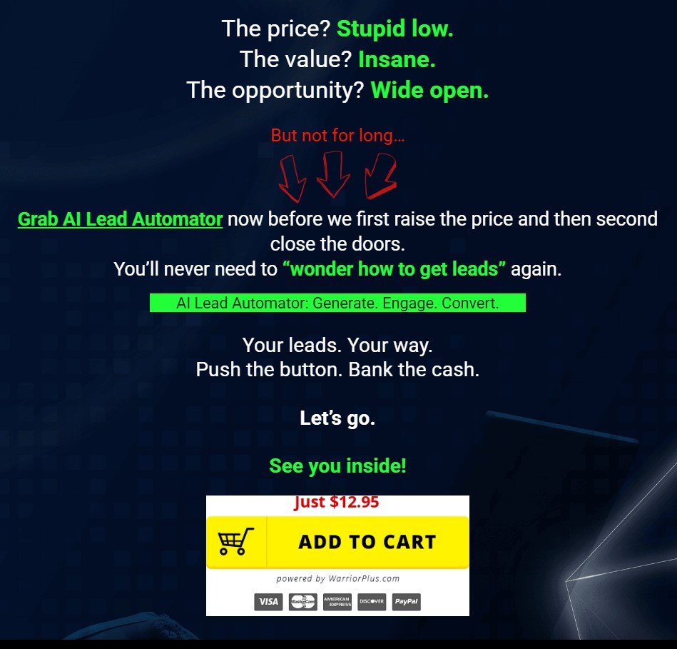 AI Lead Automator Review 