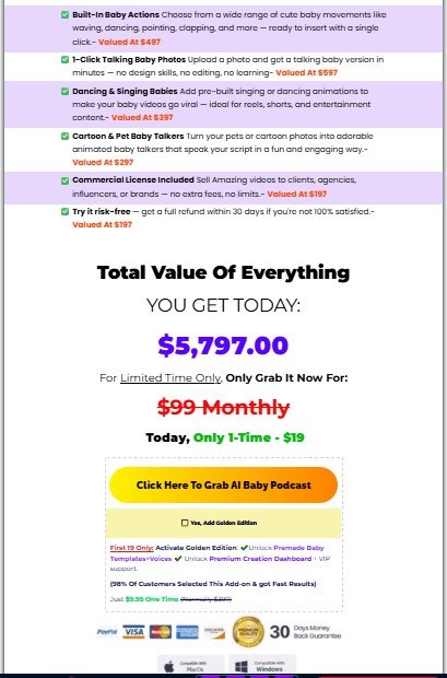 AI Baby Podcast Worth