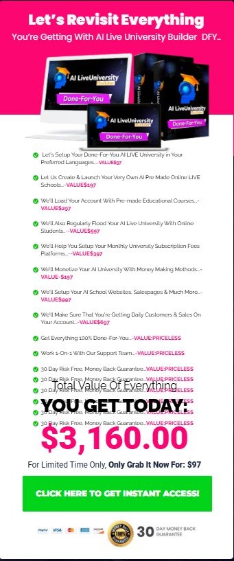 AI Live University Builder Review 2025