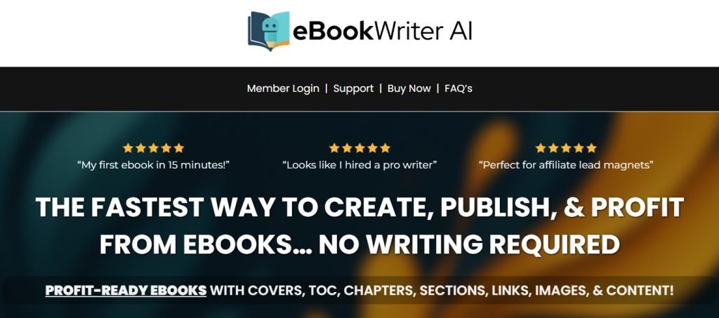 eBook Writer AI Full Review