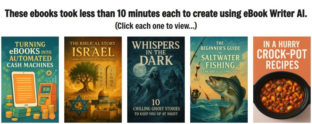 eBook Writer AI Full Review