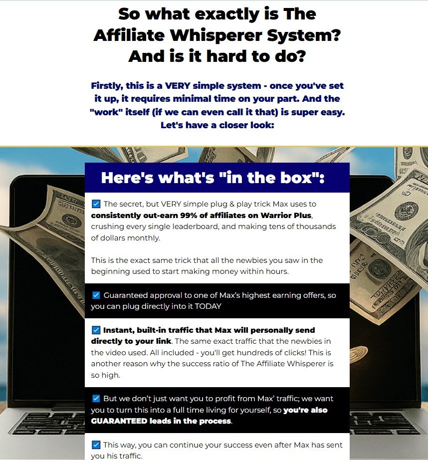 The Affiliate Whisperer Review