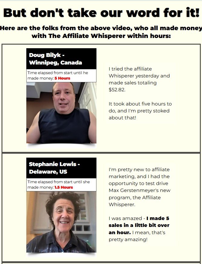 The Affiliate Whisperer Review