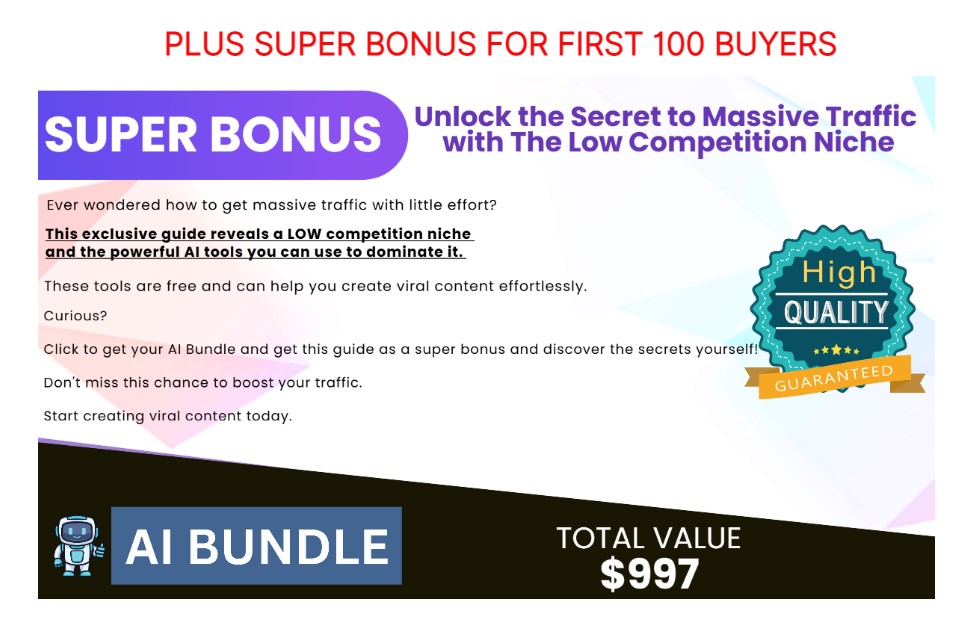 AI Bundle Review: Build 6 Profitable Websites + Training in 1 Click 21 AI Bundle Review